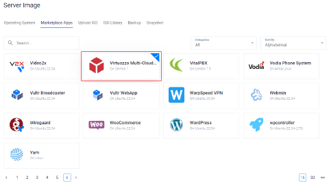 Vultr PaaS application