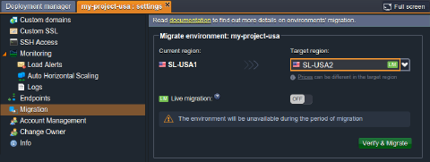 disable live migration